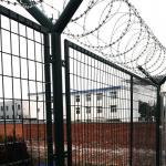 Hot Dipped Galvanized Concertina Wire Fence Anti Climb Airport Security Fencing for sale
