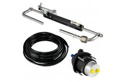 China ISO 8m Pipe 90HP Hydraulic Outboard Steering System Helm supplier