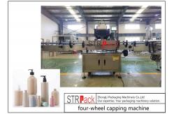 China Auto Four Wheel Clamping Twisting Bottle Capping Machine Screw Capper supplier