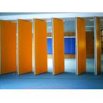 Aluminium Frame Restaurant Movable Partition Walls , Multi Color Soundproof Sliding Room Dividers for sale