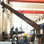 1.3t Cargo 2.7m Crane Manual Slewing Fixed Boom Crane