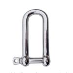 4mm To 22mm Long Dee Shackle Stainless Steel D Shackle ISO for sale