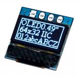 0.49 Inch Graphic OLED Display With 4 Header Pin SSD1315 Support I2C Interface for sale