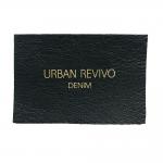 Embossed Custom Leather Clothing Labels  Patch For Jeans