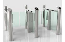 China Electrical Pedestrian Swing Gate , IP 54 Swing Barrier Gate Facial Recognition System supplier