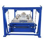 Stainless Steel Rotex Screener Square Rotary Sieve Separator For Clay Wood Chips for sale