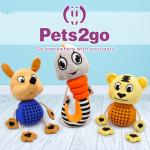 177X138mm Fuzzy Pet Chew Toys For Teeth Cleaning