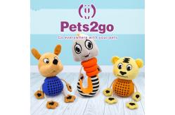 China 177X138mm Fuzzy Pet Chew Toys For Teeth Cleaning supplier