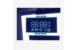 China Custom Cog Character Positive Transflective LCD Display With LED Backlight supplier