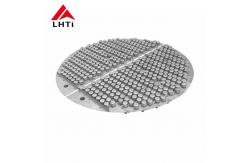 China JIS Broaching Titanium Bubble Cap Tray Cnc Distillation Column Internals supplier