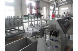 China PP / PE Water Ring Plastic Granules Machine , Flakes Washing Recycled Granule Extruder supplier