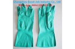 China Nitrile Heavy Duty Chemical Protective Work Gloves Thickened supplier