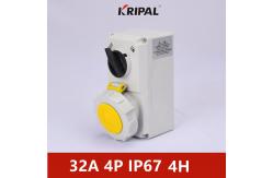 China KRIPAL Three Phase 32A IP67 Interlocked Switch Socket  IEC standard supplier