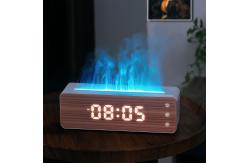 China UVC Ultraviolet Sterilization Flame Humidifier With Clock Touch-Sensitive Controls supplier