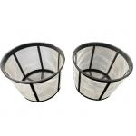 Drawstring Reusable Pour Over Nylon Mesh Coffee Filter Basket With Sticker Logo for sale