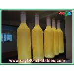 H2m Inflatable Lighting Decoration , 190T Nylon Cloth Inflatable Wine Bottle