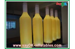 China H2m Inflatable Lighting Decoration , 190T Nylon Cloth Inflatable Wine Bottle supplier