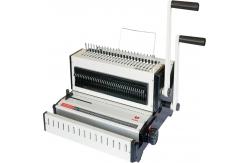 China Multi Functional Desktop Wire Comb Press Strip Punching Binding Machine supplier