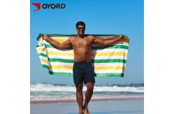 China Modern Fancy  Sublimated Beach Towels Extra Large Oversized Sand Repellent supplier