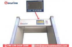 China IP65 Walk Through Security Detector 60 Detection Zones Multi Zone Door supplier
