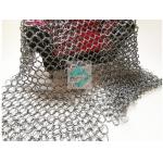 Aluminum Alloy Chainmail Round Ring Mesh, Decoration Divider Metal Ring Mesh for sale
