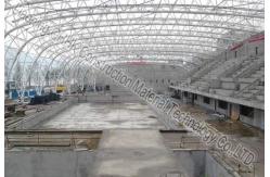 China Pre Engineered Steel Structure Swimming Pool Roof With Steel Sheet Roof Panel supplier