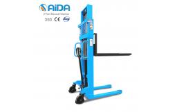 China Hand Operated Hydraulic Stacker 1ton supplier