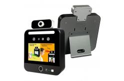 China QR Code 5'' IPS Face Scan Temperature Machine Access Control System supplier