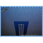 Oval Hole  Powder Coated Decorative Metal Sheets With Patterned Openings Aluminum for sale