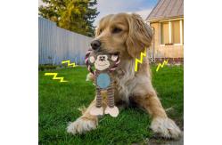 China Monkey Shape Indestructible Plush Dog Toys Soft Dog Toys For Heavy Chewers supplier