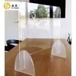 Transparent 20mm Polystyrene Desk Sneeze Guards for sale