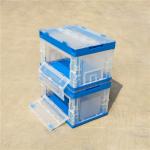 Length Sides Opening Collapsible Plastic Containers Virgin PP Material Custom Color for sale