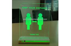 China High Brightness Table Stand 28 * 22cm Led Shine Board supplier