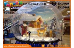 China Custom Christmas Inflatable Human Snow Globe For Christmas Decoration  supplier