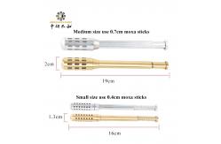 China Pure Copper Removable Warm Moxa Roller Stick Moxibustion Tool supplier
