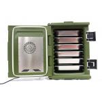 Electric Military Insulated Food Containers , 90L Heated Food Pan Carrier for sale