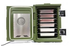 China Electric Insulated Food Transport Box 90L With Energy Efficient Heater supplier