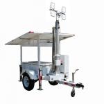 Strong Mobility Portable Solar Led Light Trailer For Mining lighting for sale