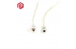 China DC5521 Male And Female Transparent Butt Socket Car LED Waterproof Connector supplier