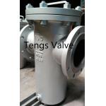 API Cast Steel Industrial Flanged Basket Stainer, Bolted Cover Simplex Strainer for sale