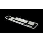 60mm Hospital Folding Scoop Stretcher Trolley Manual Power 180 Deg Adjustable