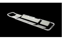China 60mm Hospital Folding Scoop Stretcher Trolley Manual Power 180 Deg Adjustable supplier