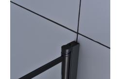 China Aluminium Frame 1800x800mm Pivot Shower Screen Sliding Open supplier