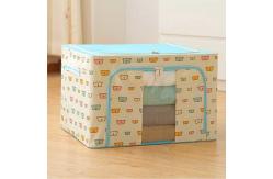 China Durable Practical Linen Storage Bins , ODM Fabric Cube Household Storage Containers supplier