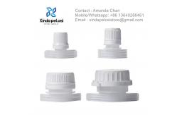 China Custom Plastic Fitment Spout And Cap Lid For Doypack Spout Pouch Packaging supplier