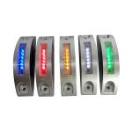 Embedded Solar Road Stud with Aluminum and LED Warning in Red Blue Yellow White Green for sale