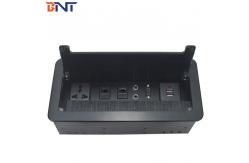 China Hot Sale Office Furniture Hidden In Desk Table Mounted Socket Box supplier