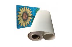 China Matte Blank Poly Cotton Canvas Roll For Large Format Printing supplier