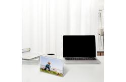China Acrylic Magnetic Photo Frames 10*15*1.6cm Double Sided Tabletop Picture Frames supplier