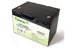 China 12V 105Ah LiFePO4 Battery Pack with Heating System OEM Deep Cycle 5000+ Cycles for Cold Weather supplier